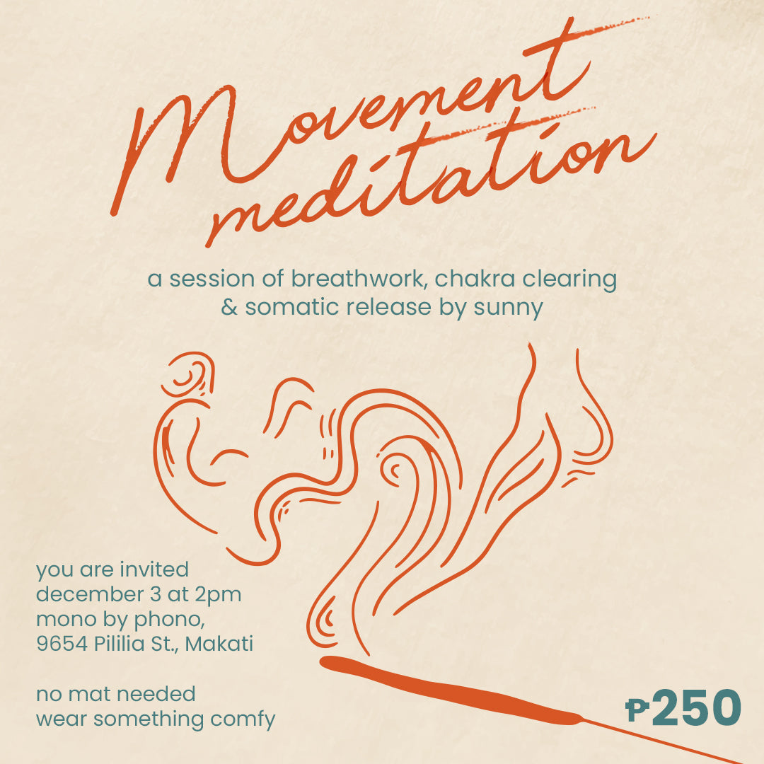 movement meditation class | Dec 3 at Mono by Phono
