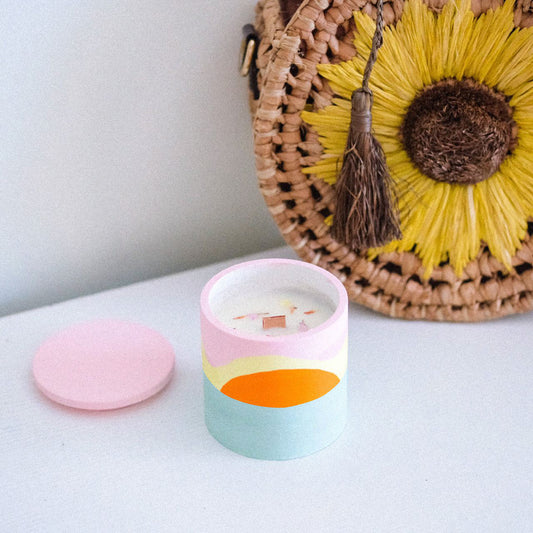 sea soy candle